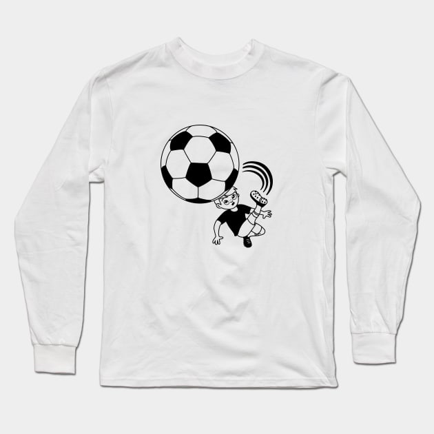 Football boy Long Sleeve T-Shirt by AdrianaStore